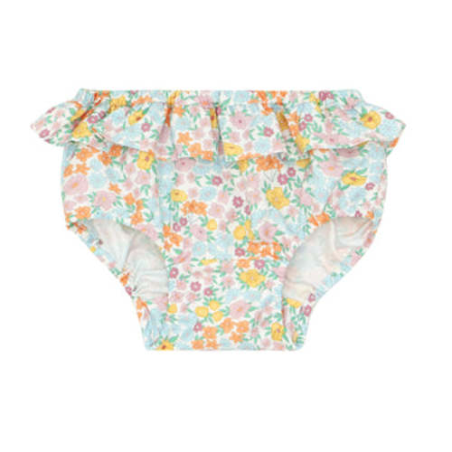 unisex baby hawaiian floral diaper cover | minnow swim