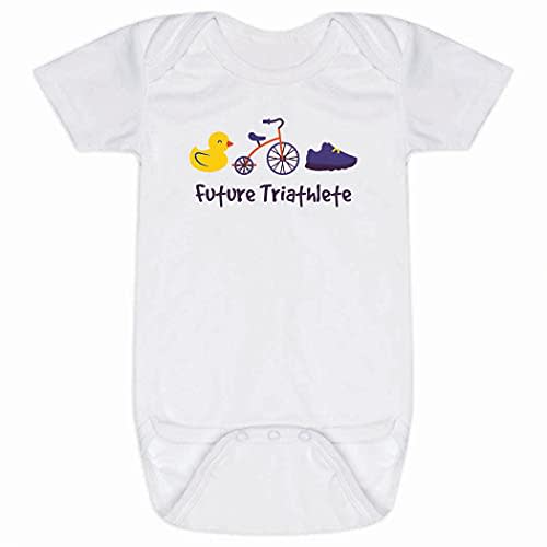ChalkTalkSPORTS Triathlon Baby & Infant Onesie | Future Triathlete | Colors & Sizes