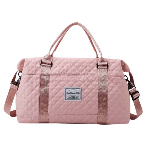Blukids Sport Travel Duffle Bag Large Gym Tote Bag for Women, Weekender Bag Carry on Bag for Airplane, Ladies Beach Bag Overnight Bag Waterproof Hospital Bag Luggage Bag with Wet Bag,Pink