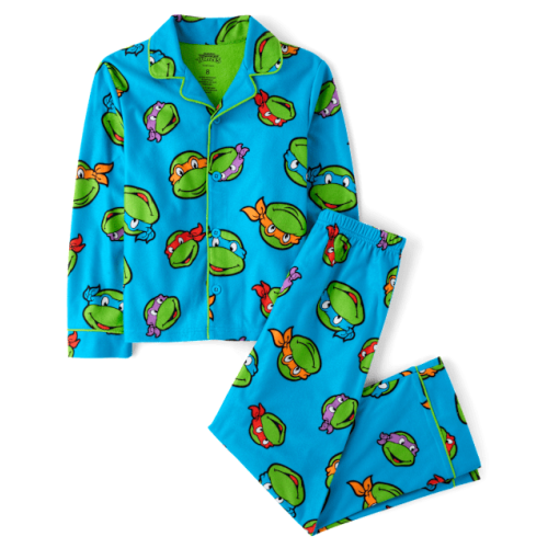 Boys Teenage Mutant Ninja Turtles™ Button Front Pajamas - Multi