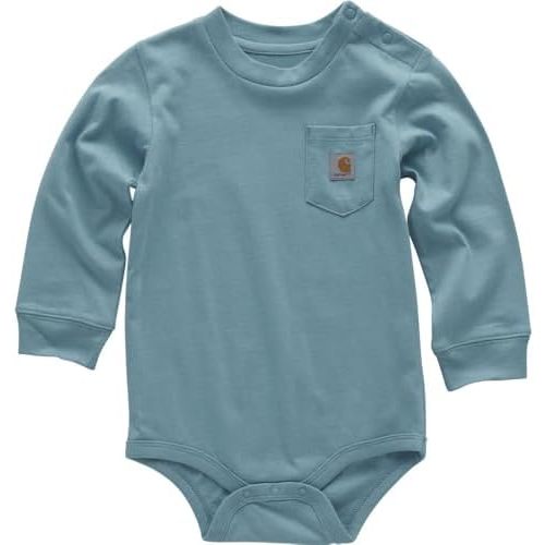 Carhartt Kid's CA5002 Long-Sleeve Pocket Bodysuit