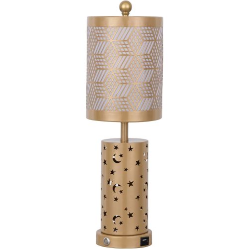 Warm White Butterfly Night Light - Table Lamp with Rotating Projection, Portable Bedside Light for Bedroom, Coffee Shop, Gifts for Women, Mom, Birthday (Gold Lamp1)