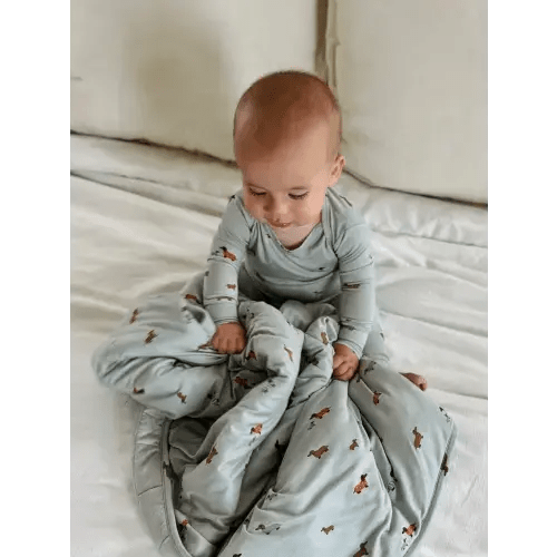 Woof Sage 0.5 TOG Bamboo Baby Cloud Blanket | Cloud Comforter