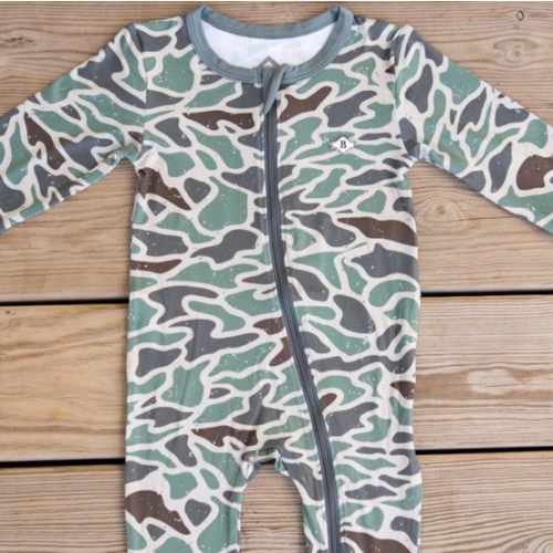 Baby Zip Up - Retro Duck Camo – BURLEBO