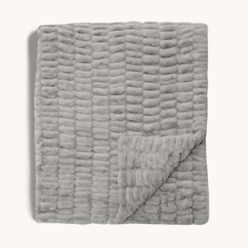 Light Gray Blanket | Silver Linings | Lola Blankets