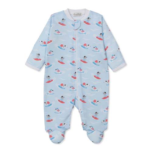 Beach Pups Zip Footie