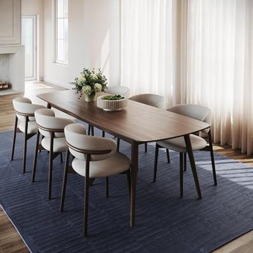 nuLOOM Kailani Blue Abstract Washable Area Rug, 5' x 8'