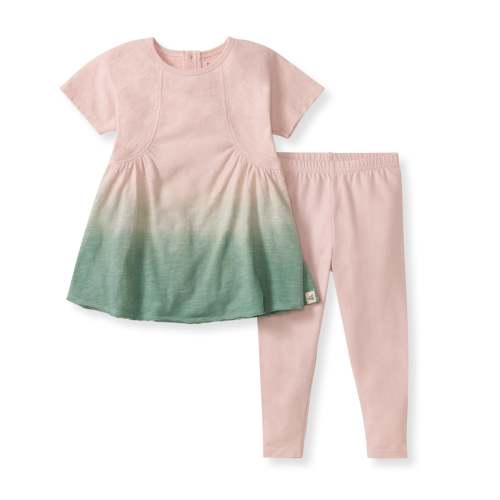 Dip Dye Girl Tunic & Capri Set – Burt's Bees Baby