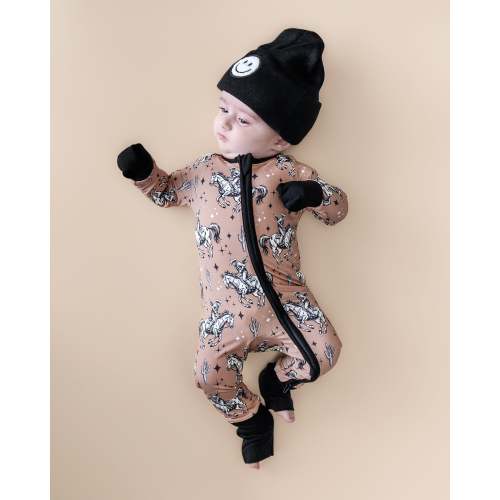 LPK Bamboo Zip Romper - Desert Cowboy