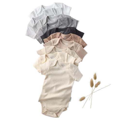 Butterblu 10-Pack Oraganic Cotton Short Sleeve Bodysuits