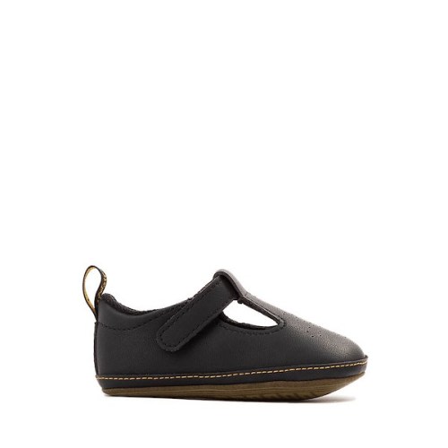 Dr. Martens Polley Mary Jane Crib Shoe - Baby - Black