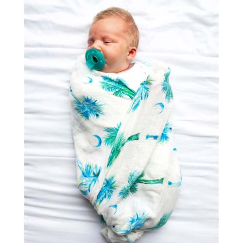 Blue Palmettos - Swaddle