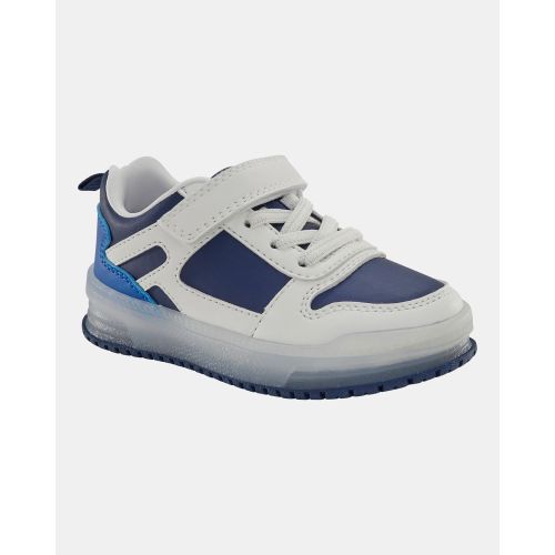 Toddler Light-Up Casual Sneakers - White/Navy - Carter's | Carter's