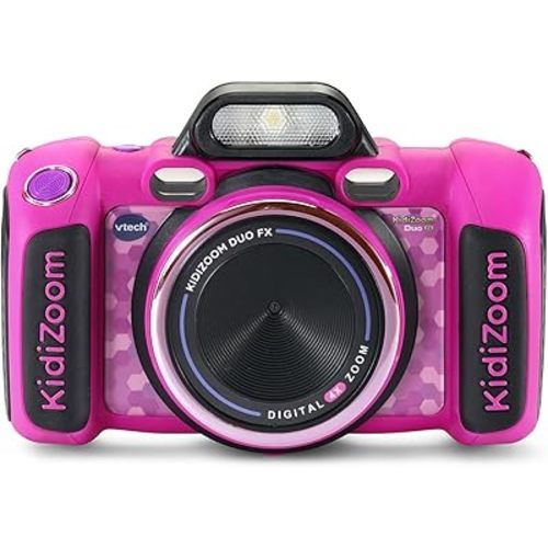 VTech KidiZoom Duo Camera FX Kids Digital Dual Cameras, Pink