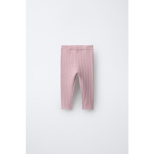 POINTELLE LEGGINGS - Pink | ZARA United States