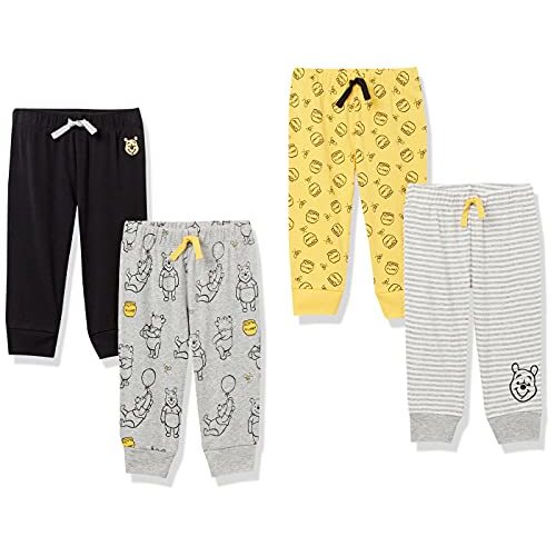 Amazon Essentials Disney | Marvel | Star Wars Unisex Babies' Pants, Pack of 4