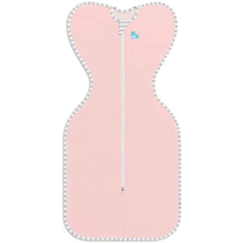 Love To Dream Swaddle UP 1.0 TOG, Dusty Pink, Small, 8-13 lbs., Dramatically Better Sleep, Allow Baby to Sleep in Their Preferred arms up Position for self-Soothing, snug fit Calms Startle Reflex