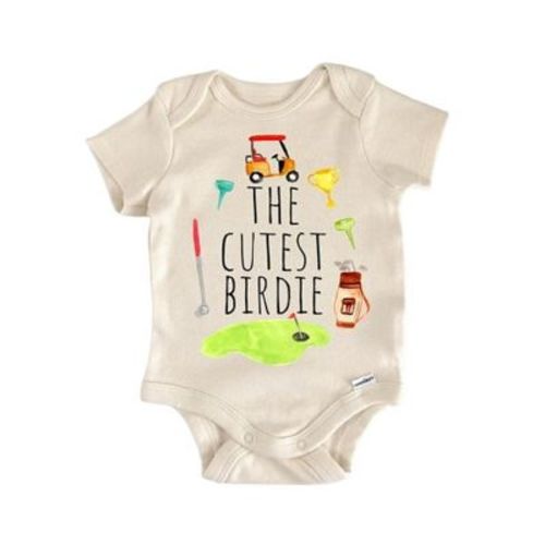 Golf Golfer Sports Newborn Baby Onesie® Bodysuit GS1 Multicolor 0-3M