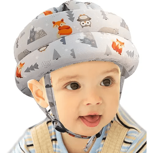 Baby Head Protector - Baby Helmet for Crawling Walking Running - No Bumps and Soft Cushion - Adjustable Protective Cap Infant Baby Safety Headguard - Toddler Helmets 6-12 Months 1-2 Years Old