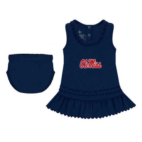 Ole Miss Rebels Ruffled Tank Top Dress | College Baby