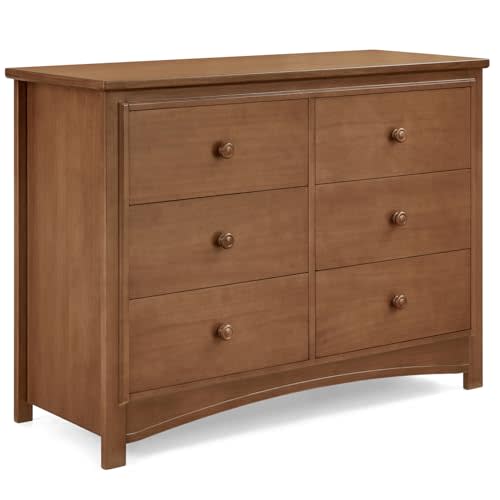 Delta Children Perry 6 Drawer Dresser - Greenguard Gold Certified, Chestnut