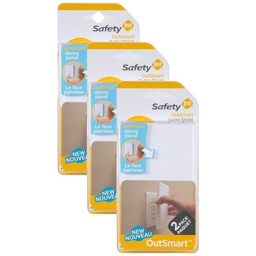 Safety 1st OutSmart Outlet Shield,(Pack of 6)