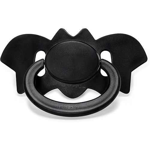 LittleForBig Bigshield Generation-II Adult Sized Pacifier - Baby Bat Pacifier Black