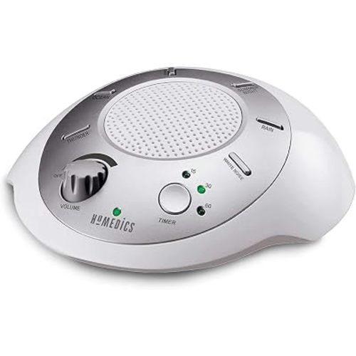 Homedics SoundSleep White Noise Sound Machine, Silver