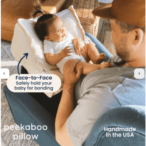 Peekaboo Pillow™ Official Site - Organic Infant Lap Pillow