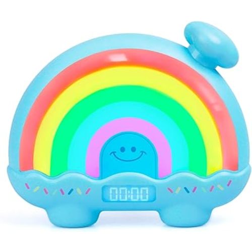 Timer Pal Rainbow Timer for Kids, Visual Timer for Kids with Night Light, Color-Changing Magnetic Visual Timer for Classroom/Calming Corner/Home (Blue)
