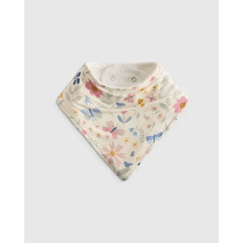 Baby Bamboo Bib in Wildflower Dreams