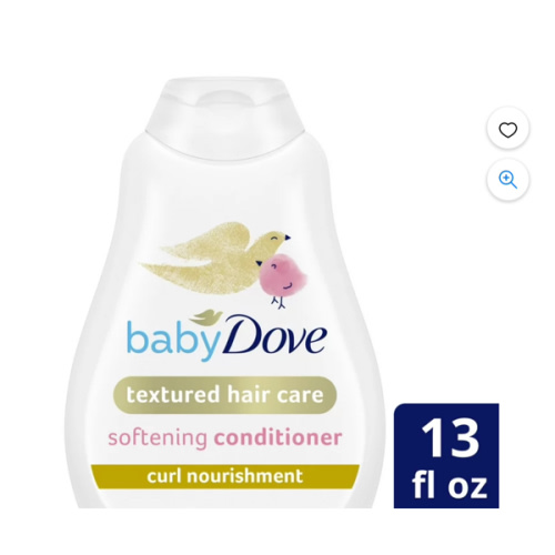 Baby Dove Textured Hair Baby Conditioner Curl Nourishment, 13 oz