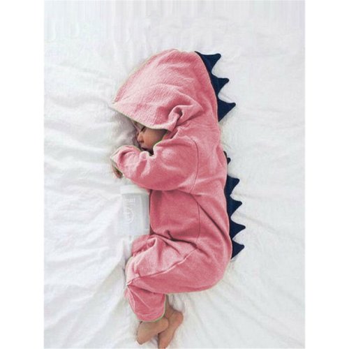 Dinosaur Newborn Infant Baby Boy Girl Zipper Romper Bodysuit Jumpsuit One-piece Outfits Clothes