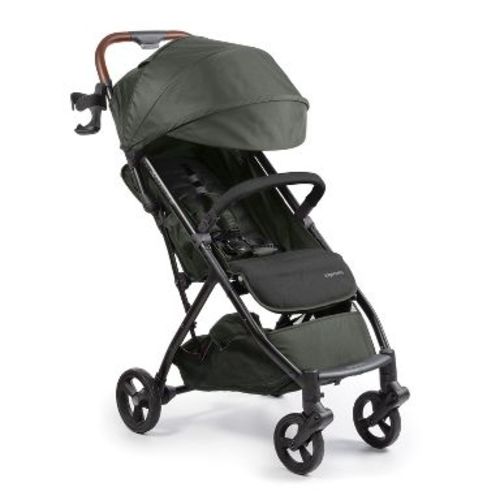 Ingenuity 3Dquickclose CS+ Compact Fold Stroller - Forest Green: 5-Point Harness, Steel Frame, EVA Tires, Lightweight