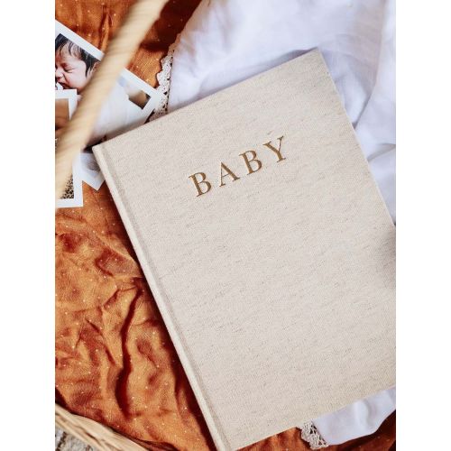 Birth To Five Years Baby Journal - Oatmeal - Write To Me US
