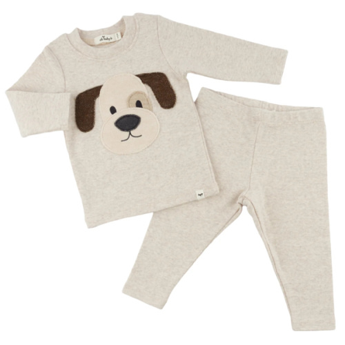 oh baby! Two Piece Set - Puppy Face - Malt