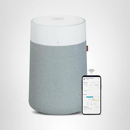 BLUEAIR Air Purifiers for Medium Rooms, Bedroom, Kitchen, Cleans 1,858 sqft in one hour, HEPASilent Smart Air Cleaner for Home, Pets, Allergies, Virus, Dust, Mold, Smoke - Blue Pure 311i Max