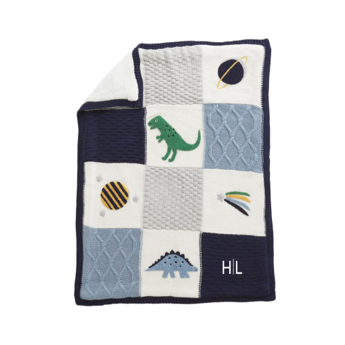 Dino Heirloom Baby Blanket