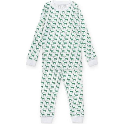 Lila and Hayes Grayson Boys' Pajama Pant Set, Woodland Deer 6-12M