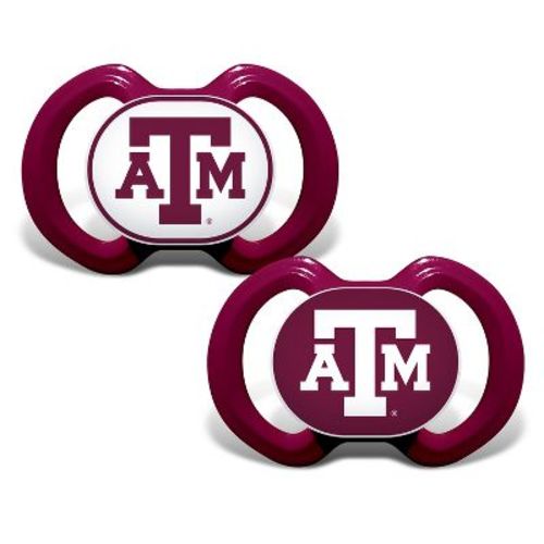 BabyFanatic Officially Licensed Unisex Pacifier 2-Pack - NCAA Texas A&M Aggies