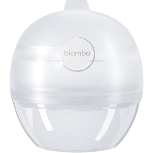 Silicone Breast Milk Collector - 2-in-1 Silicone Manual Breast Pump & Milk Collectors for Breastfeeding, Wearable & Hands-Free, Leak-Resistant & Quiet Suction, Adjustable Valve, Single Pack