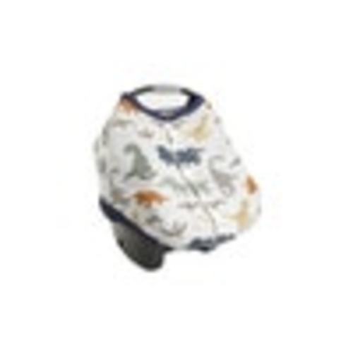 Buy Little Unicorn: Muslin Car Seat Canopy V2 - Dino Friends | Mighty Ape NZ