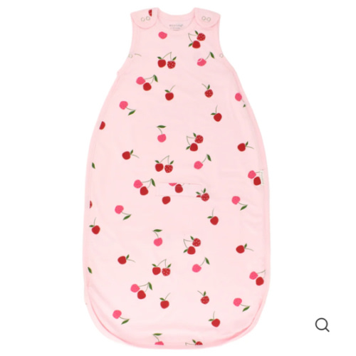 Ecolino® Adjustable Baby Sleep Bag, Organic Cotton, Universal Size: 2 Months - 2 Years, Cherry