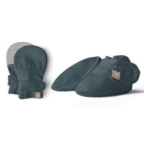 Goumi Stay On Baby Mitts & Boots Set - Midnight 0-3M