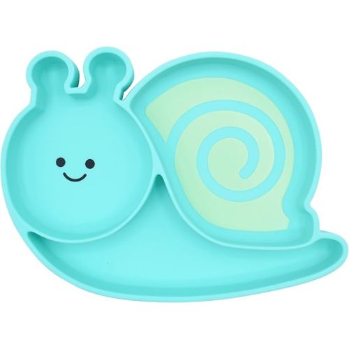 melii Silicone Suction Plate for Babies & Toddlers – Divided Baby Led Weaning Plate, BPA-Free, Non-Toxic, Dishwasher & Microwave Safe, Fits Most High Chairs, 6+ Months