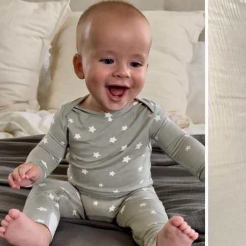 Shine Sage Convertible Footie Pajamas | günamüna