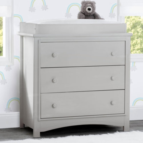 Delta Children Perry 3 Drawer Dresser With Changing Top And Interlocking Drawers | Wayfair