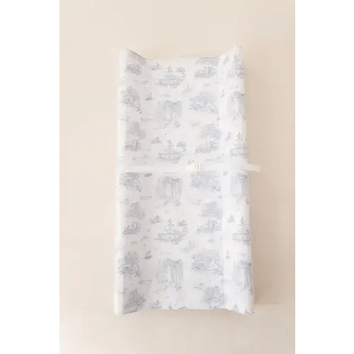 Spring Toile Blue Contour Change Pad | The Gilded Bird – The Gilded Bird US