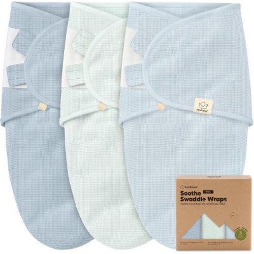 3pk Soothe Wren Swaddle Sleep Sacks, Organic Newborn Swaddles Wrap 0-3 Months, Soft Baby Wearable Blanket