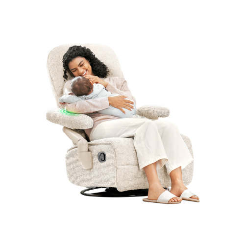 Lullacloud Nursery Chair with Removable Cover for Breastfeeding – MAMAZING